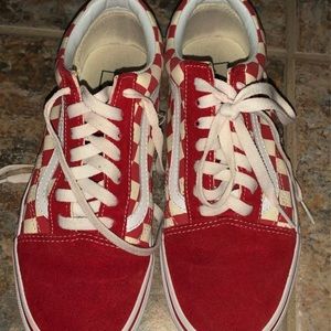 red checkered vans